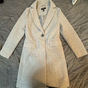 Gray coat size 0 Petite